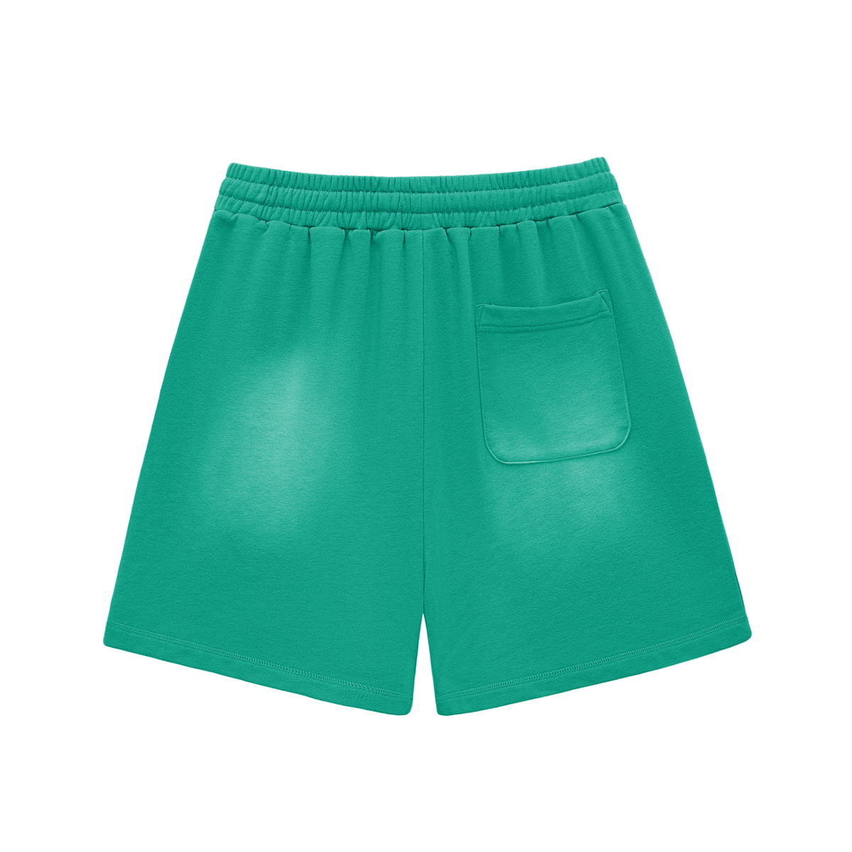 Sunfade Sweat Short in Green, back