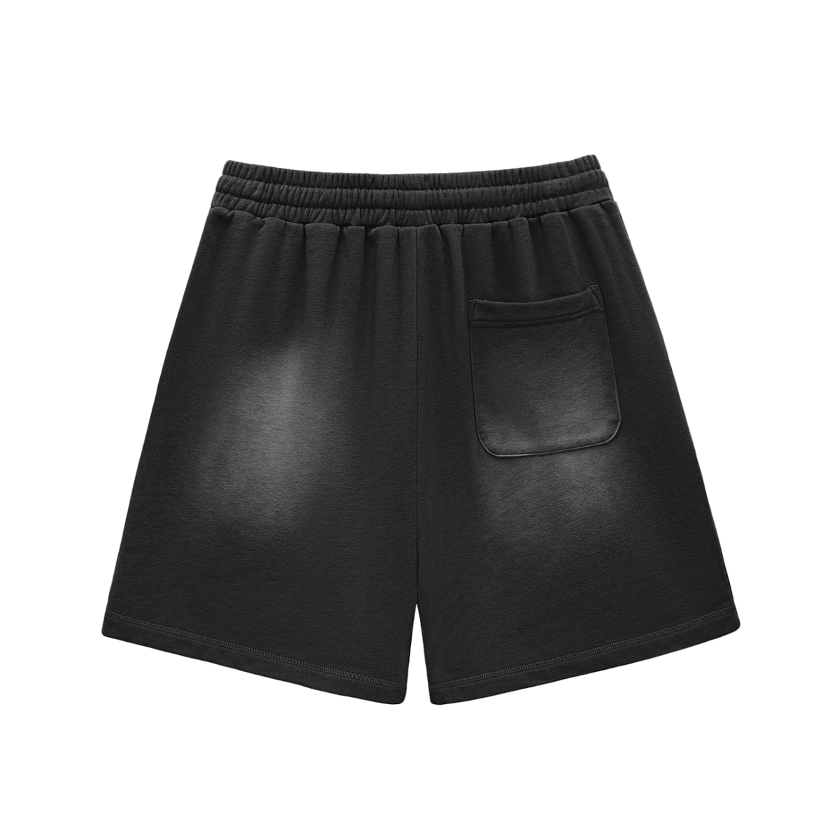 Sunfade Sweat Short in Black, back