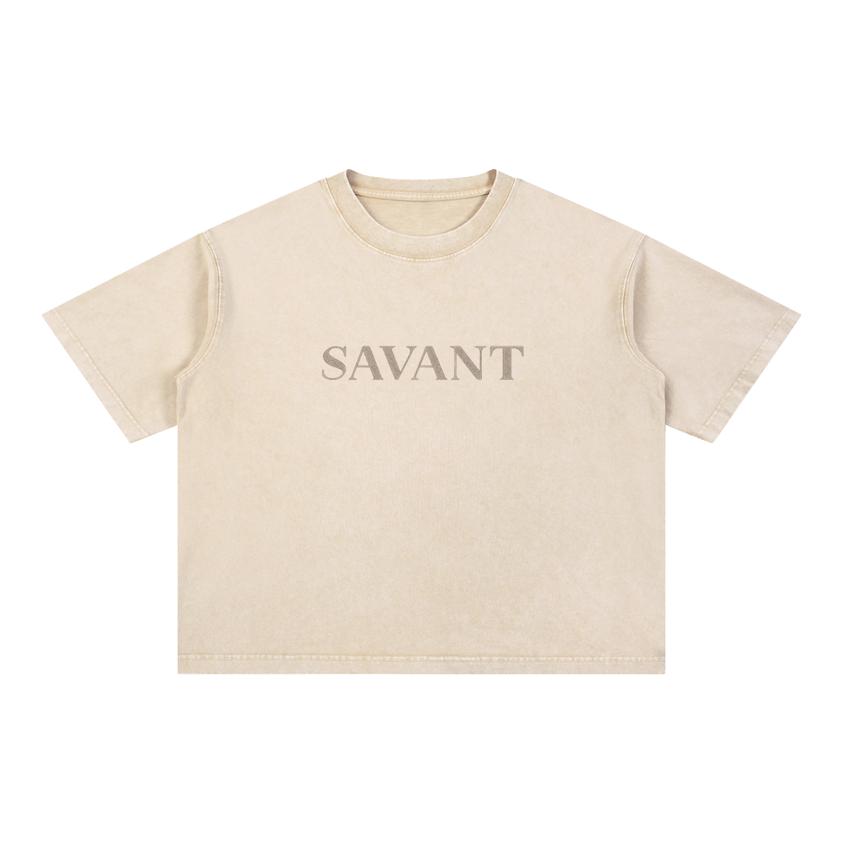 Mineral Tee in Light Apricot, front