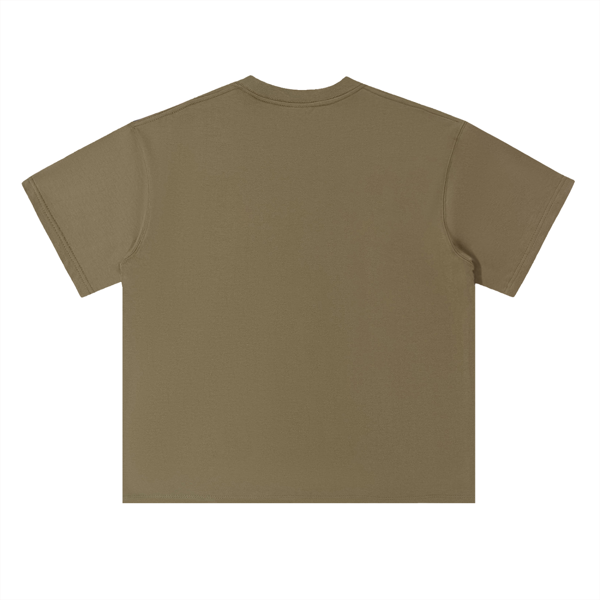 Roots Tee in Deep Khaki, back