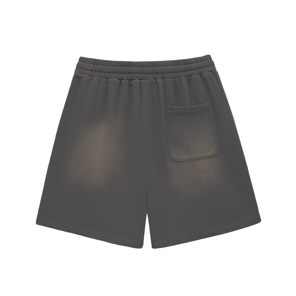 Sunfade Sweat Short in Dark Gray, back