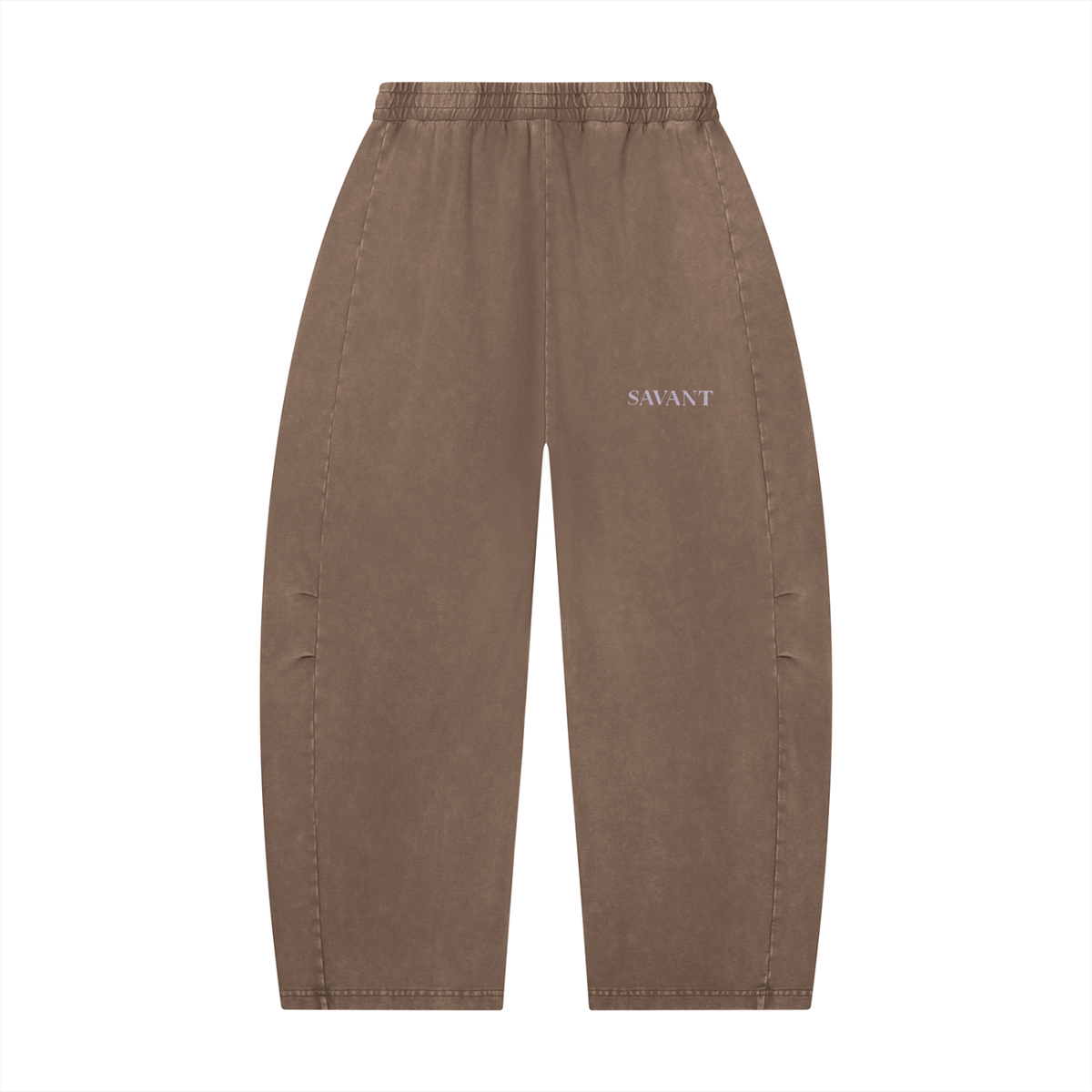 Mineral Barrel Pant in Coffee, back