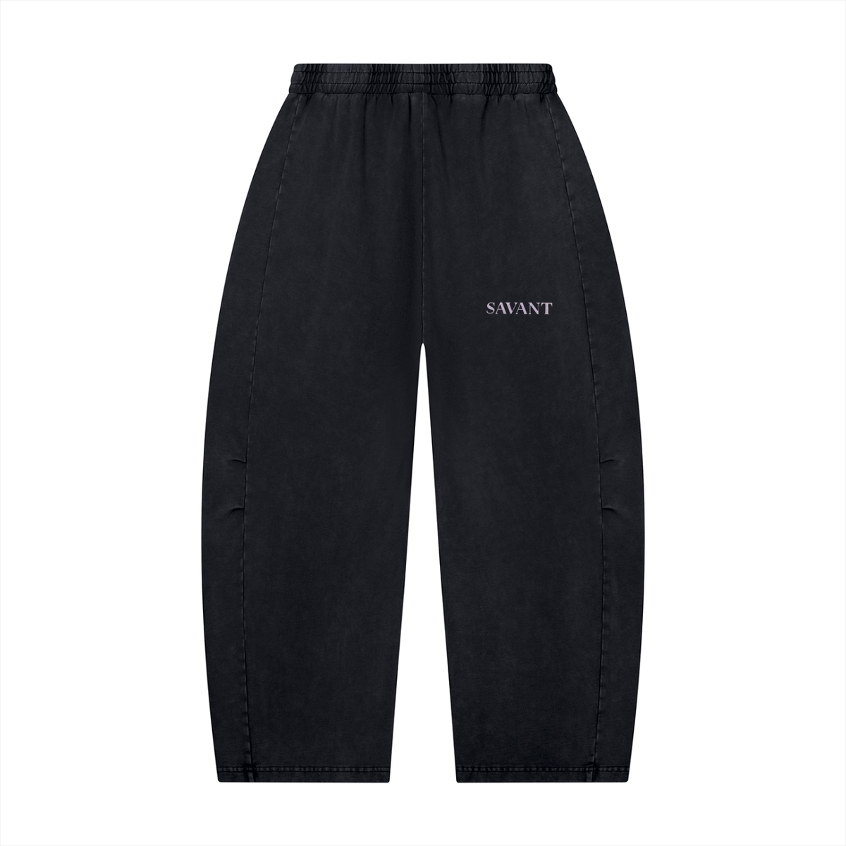 Mineral Barrel Pant in Black, back
