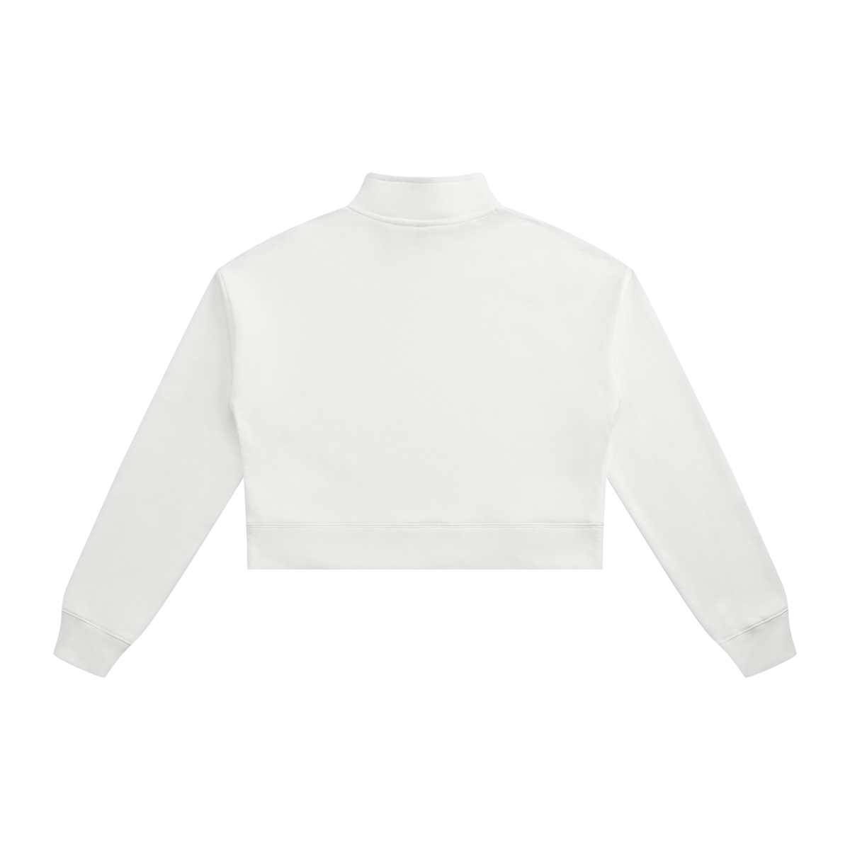 Roots Quarter Zip in White, back